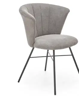 Jedálenské stoličky HALMAR K459 jedálenská stolička sivá / čierna