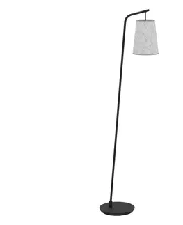 Lampy Eglo Eglo 43987 - Stojacia lampa ALSAGER 1xE27/40W/230V šedá 