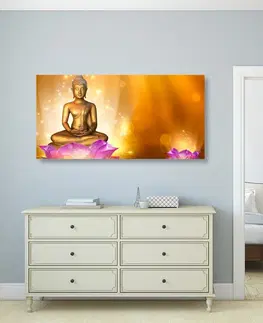 Obrazy Feng Shui Obraz socha Budhu na lotosovom kvete