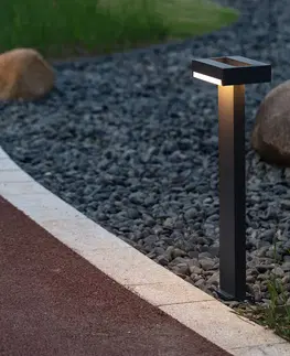 Osvetlenie príjazdovej cesty LUTEC Chodníkové LED Conroy s pohyblivými difuzérmi