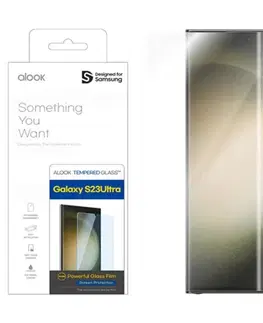 Ochranné fólie pre mobilné telefóny Originálne ochranné sklo pre Samsung Galaxy S23 Ultra GP-TTS918MVATW