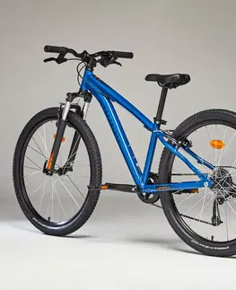 horské bicykle Horský bicykel ST 500 26-palcový pre deti 9-12 rokov modrý