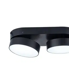 SmartHome stropné svietidlá LUTEC LED stropné bodové svetlá Stanos, CCT 2-pl. čierna