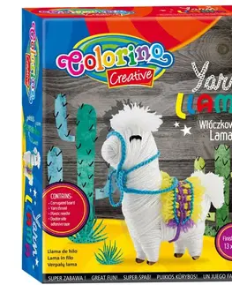 Kreatívne a výtvarné hračky PATIO - Colorino Lama z priadze