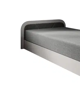 Jednolôžkové postele ArtElta Jednolôžková posteľ PARYS sivá | 80 x 190 cm Farba: Ľavá / Sawana 21