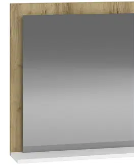 Kúpeľňový nábytok NABBI Baleta Z60 zrkadlo na stenu craft zlatý / alaska