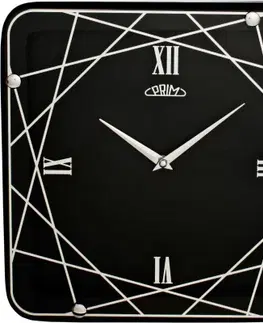 Hodiny Nástenné hodiny PRIM, 3055.90 - čierna, 29cm