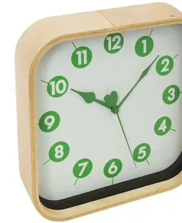 Nástenné hodiny Hodiny Morning Wall Clock Green 23cmX23cm