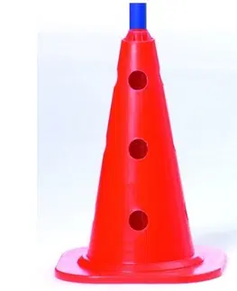 Volejbalové doplnky značiace kužeľ Select marking cone s otvorom červená