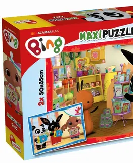 Hračky puzzle LISCIANIGIOCH - Bing Puzzle 2X12