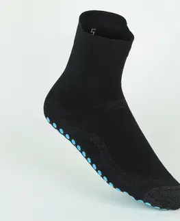 ponožky Ponožky do bazéna čierno-tyrkysové