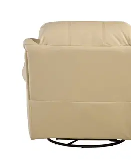 Sedacie súpravy PYKA Reglainer kožená sedacia súprava krémová (G100)