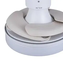 Stropné ventilátory so svetlom Beacon Lighting Strop ventilátor Fanaway Orbit LED žiarovka biela