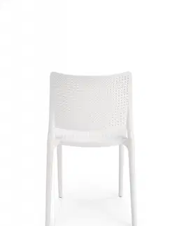Jedálenské zostavy Stohovateľná jedálenská stolička K514 Halmar Svetlozelená