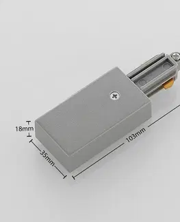 Svietidlá pre 1fázové koľajnicové svetelné systémy Arcchio Zdroj napájania 1-fázový koľajnicový systém, nikel