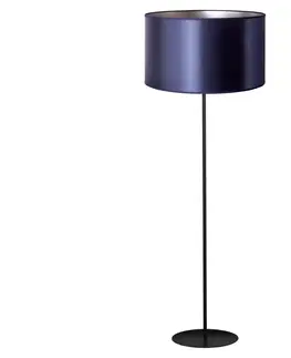 Lampy   - Stojacia lampa CANNES 1xE27/15W/230V 45 cm fialová/strieborná/čierna 