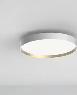 Stropné svietidlá LOOM DESIGN LOOM DESIGN Lucia LED stropné svietidlo Ø60cm biela/zlatá