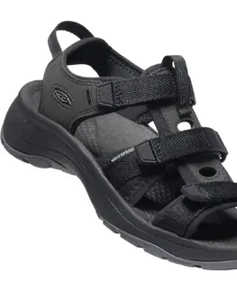 Dámska obuv Dámske Sandále Keen ASTORIA WEST OPEN TOE W black/black 8,5 US