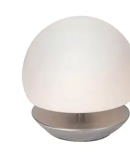 Lampy na nočný stolík Steinhauer Podstavec brúsená oceľ stolná LED lampa Ancilla
