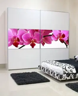 Tapety na nábytok Nálepka na nábytok - Ružové orchidey
