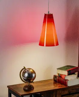 Závesné svietidlá TECNOLUMEN TECNOLUMEN HOLWS03 závesná lampa červená