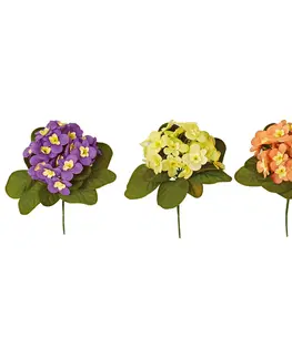 Drobné dekorácie a doplnky 3 kvetiny do hrantíka "Primulky"