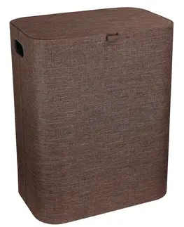 Odpadkové koše SAPHO - BELLAGIO kôš na bielizeň 50,5x62,5x32cm, hnedá 3063SB