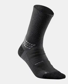 ponožky Vysoké turistické ponožky Hike 900 2 páry čierne