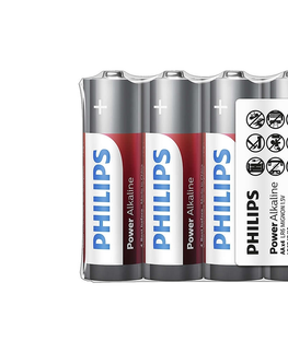 Predlžovacie káble Philips Philips LR6P4F/10 - 4 ks Alkalická batéria AA POWER ALKALINE 1,5V 