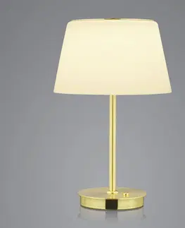 Lampy na nočný stolík BANKAMP BANKAMP Conus stolová LED lampa, mosadz