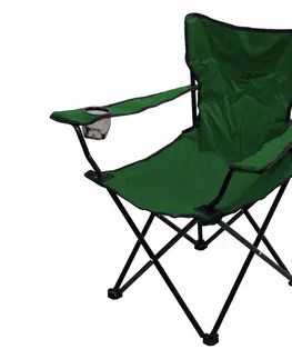Outdoorové vybavenie Cattara Kempingová skladacia stolička Bari, zelená