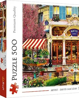 Hračky puzzle TREFL - Puzzle 500 - Kaviareň
