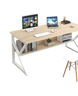 Pracovné stoly Pracovný stôl s policou TARCAL Tempo Kondela 80x40 cm
