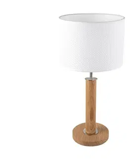 Lampy   7017400511546 - Stolná lampa BENITA 1xE27/60W/230V dub 