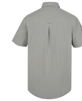 Pánské košele Pánske tričko s krátkymi rukávmi Husky Grimy M svetlosivá L
