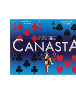 Hračky spoločenské hry - hracie karty a kasíno Karty hracie - Canasta v papierovej krabičke