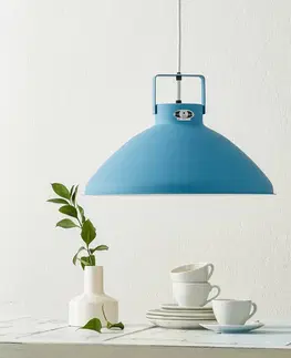 Závesné svietidlá Jieldé Jieldé Beaumont B360 závesná lampa modrá matná