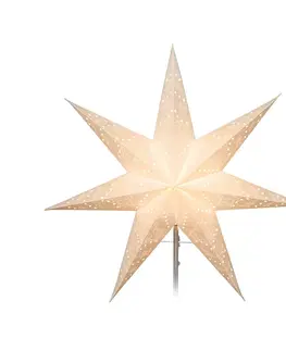 Vianočné svetelné hviezdy STAR TRADING Papierová náhradná hviezda Sensy Star biela Ø 54 cm