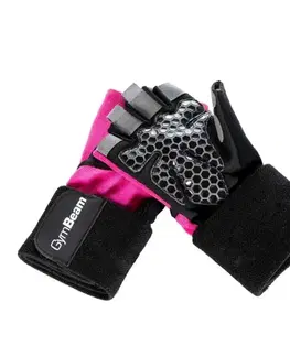 Rukavice na cvičenie GymBeam Dámske fitness rukavice Guard Pink  M
