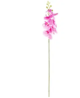 Kvety Umelá Orchidea tm. ružová, 86 cm