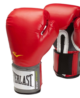 Boxerské rukavice Boxerské rukavice Everlast Pro Style 2100 červená - M (12oz)