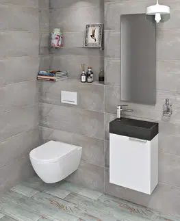 Kúpeľňa SAPHO - LATUS X umývadlová skrinka 39,4x50x22cm, biela (LT110) LT110-3030