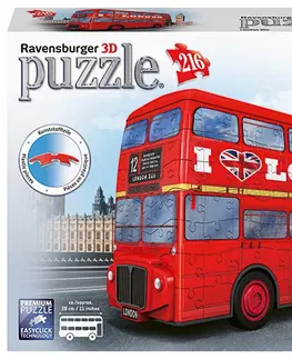 Hračky puzzle RAVENSBURGER - londýnsky autobus 216 dielikov