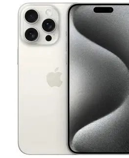 Mobilné telefóny Apple iPhone 15 Pro Max 512GB, titánová biela