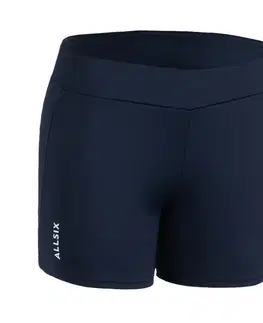 nohavice Dámske volejbalové šortky VSH500 námornícke modré