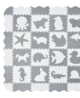 Koše na bielizeň Juskys 36-dielna podložka na hranie vo forme puzzle Timon Pets and Corner