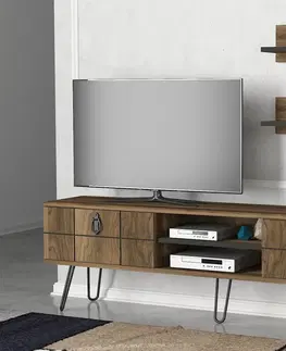 TV stolíky DELUXE RIALTO TV stena, orech