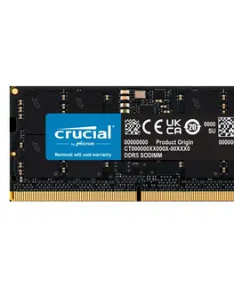 Pamäte Crucial 16 GB DDR5-4800 SODIMM CL40 Operačná pamäť CT16G48C40S5
