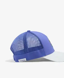 čiapky Šiltovka na plážový volejbal modro-biela