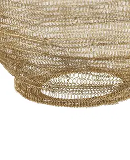 Závesné svietidlá Lindby Lindby Kaviya závesné svietidlo zlatá výška 74 cm